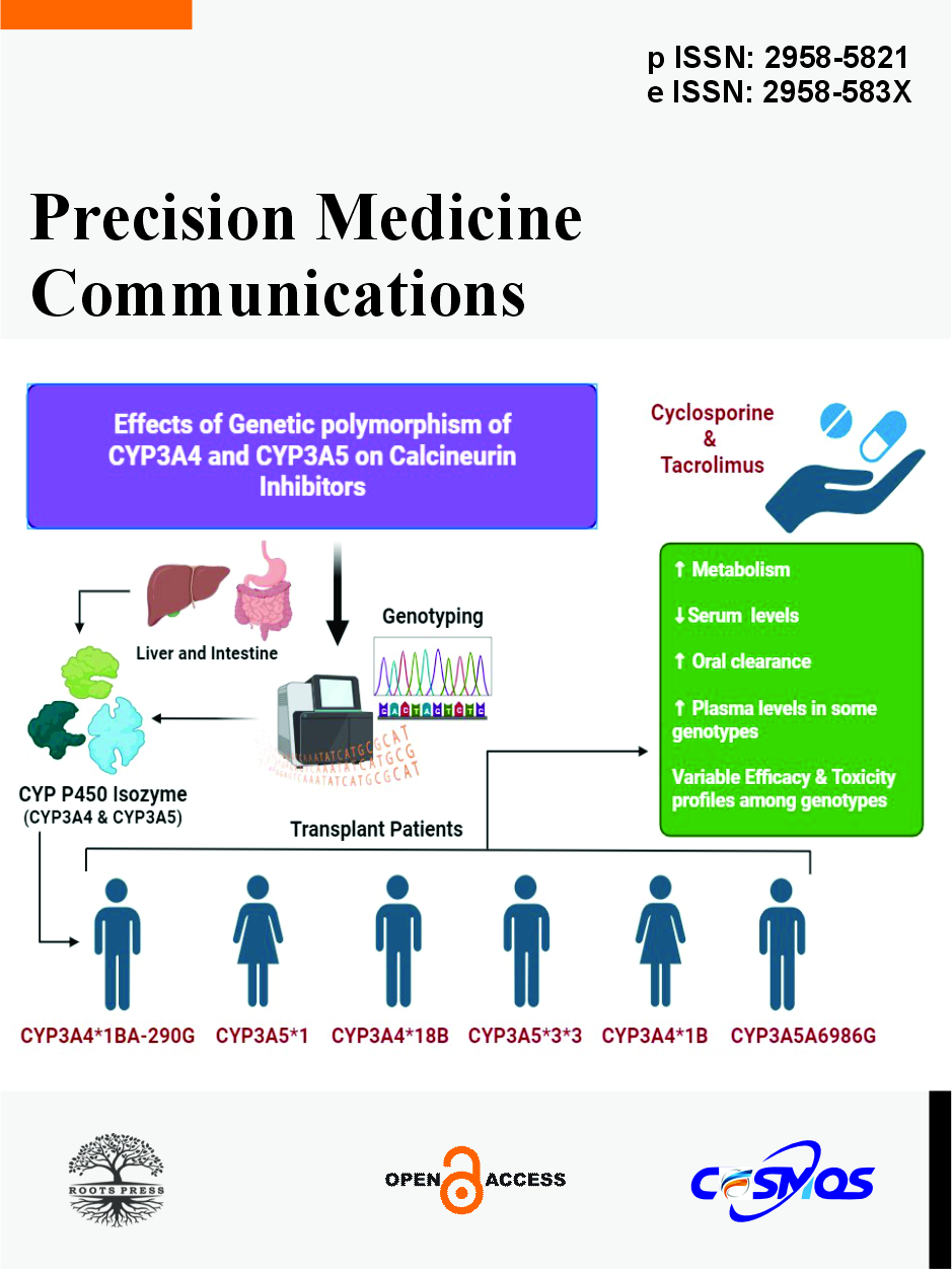 					View Vol. 4 No. 01 (2024): Precision Medicine Communications
				